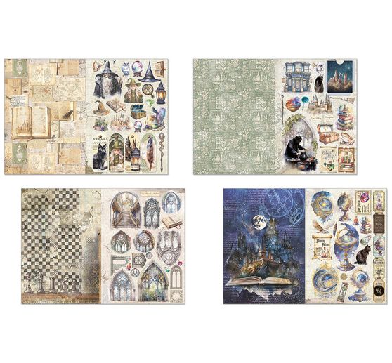 Junk Journal & Ephemera Book "Wizard Academy"