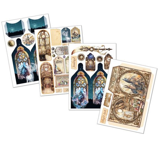 Junk Journal & Ephemera Book "Wizard Academy"