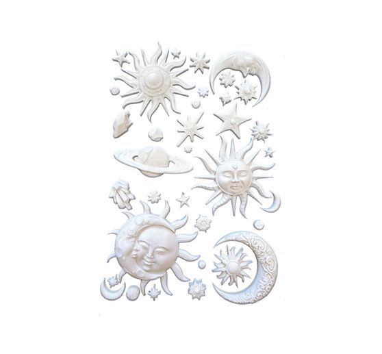 Silicone casting mould "Sun & Moon"