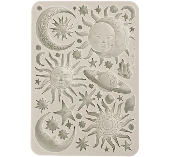 Silicone casting mould "Sun & Moon"