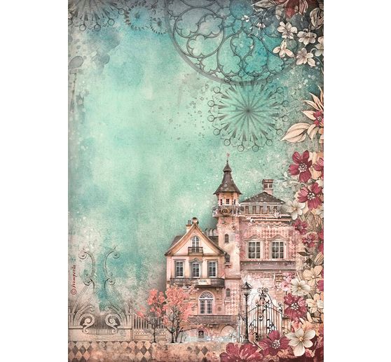 Motif straw silk "Master of Magic House"