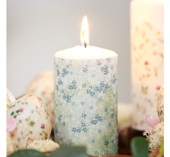 Pillar candle "Pure Natural Wax", Ø 6 x 13 cm