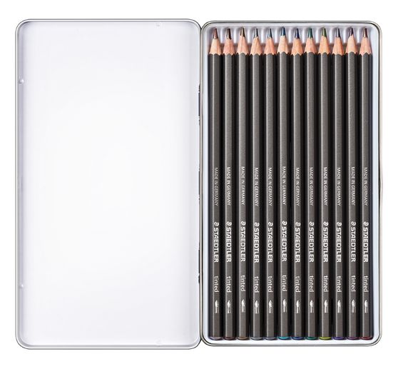 Kredki akwarelowe Staedtler barwione, zestaw 12 sztuk