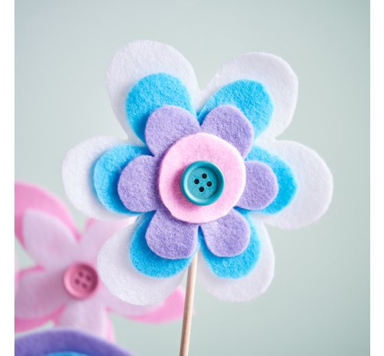 Drewniane doniczki na rośliny VBS, zestaw 3 sztuk