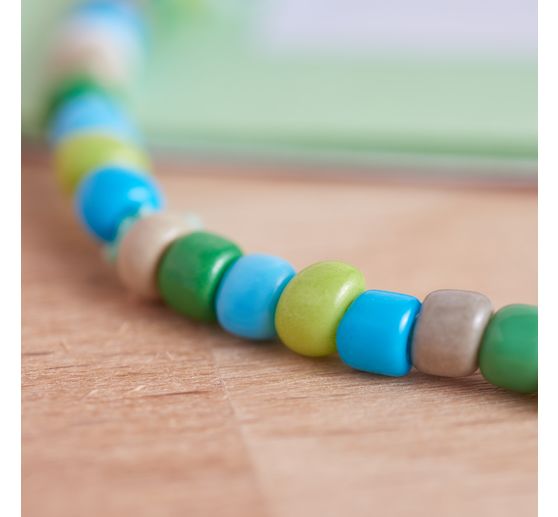 Zestaw szklanych koralików VBS "Rocailles"