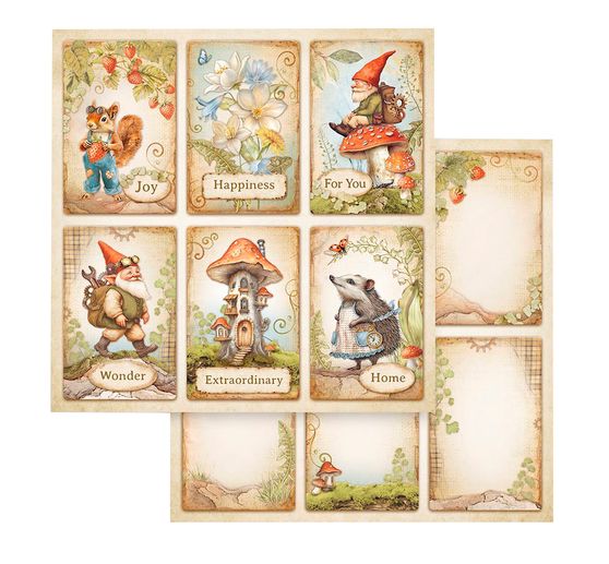 Blok do scrapbookingu "Ukryty gaj