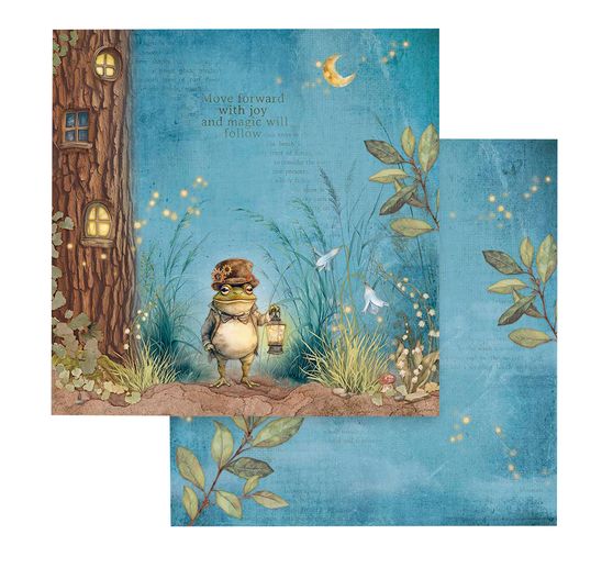 Blok do scrapbookingu "Ukryty gaj