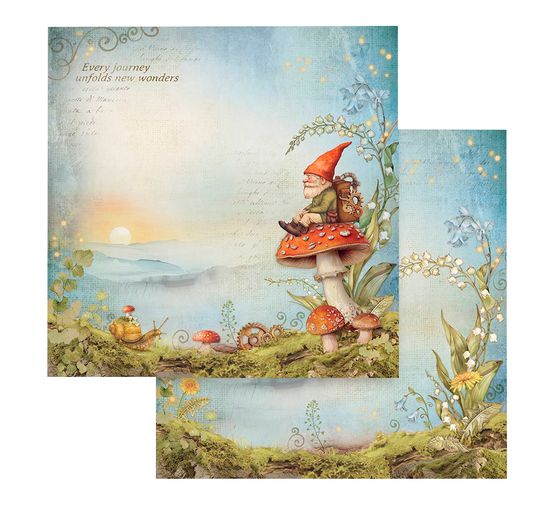 Blok do scrapbookingu "Ukryty gaj