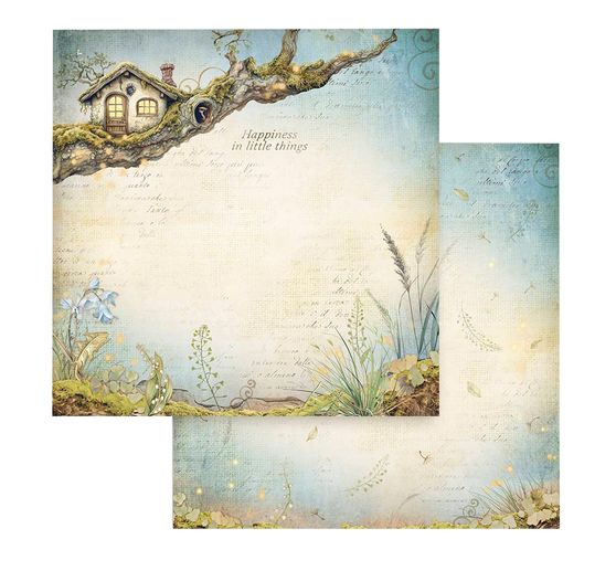 Blok do scrapbookingu "Ukryty gaj