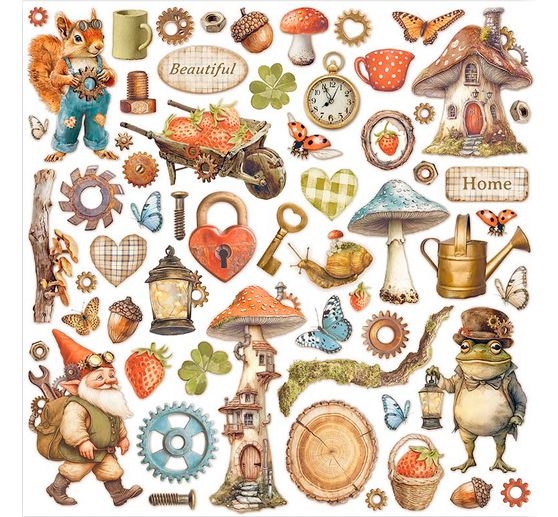 Blok do scrapbookingu "Ukryty gaj