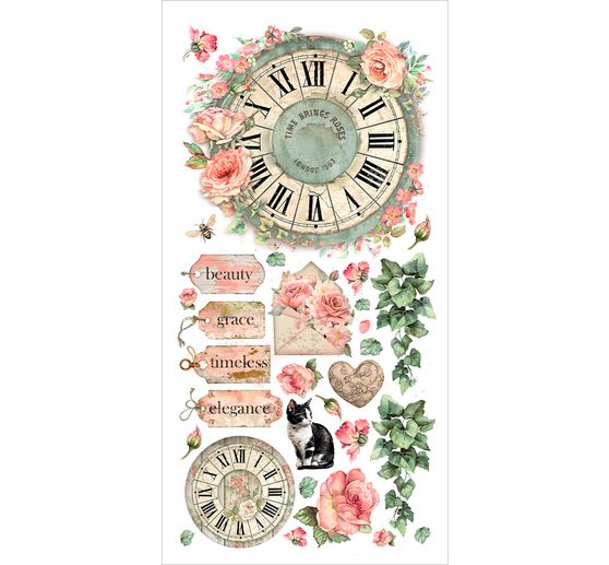 Wycinanki z papieru "Dom róż"