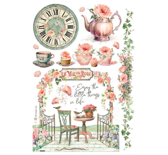 Washi Pad "Dom Róż"