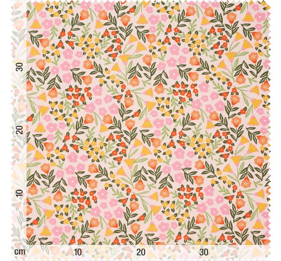 Tkanina bawełniana "Flowers Colour Crush