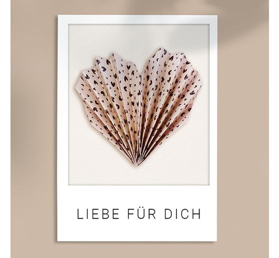 Folding paper "With Love"