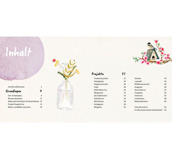 Book "Mini Watercolor – Blumen"