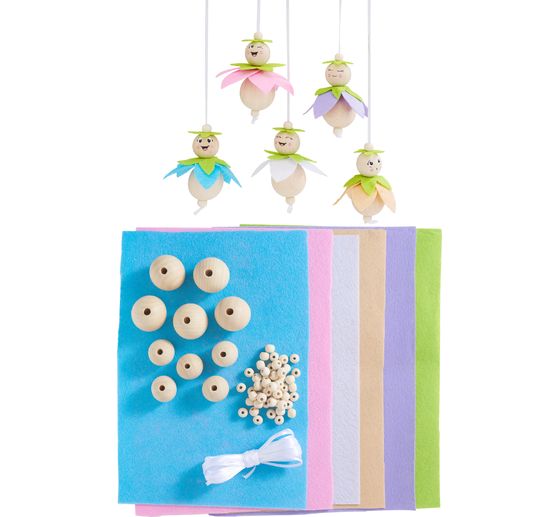 Zestaw do rękodzieła VBS "Kwiatowe wróżki"