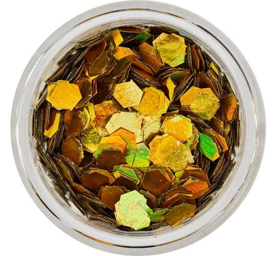 Mieszanka cząstek złota i srebra, 9 słoików