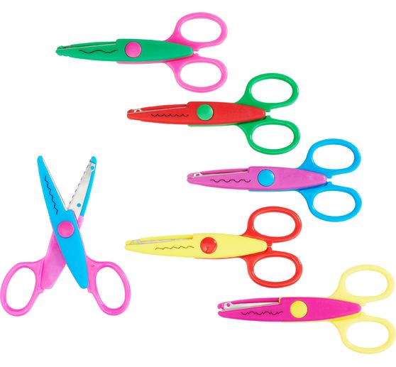 VBS Contour scissors, set of 6