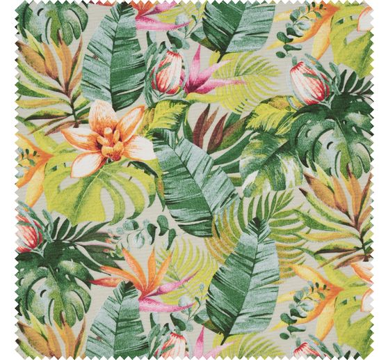 Motif fabric linen look "Riviera"