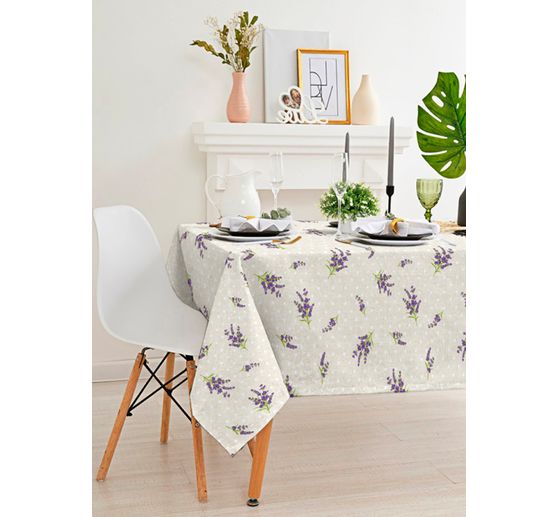 Motif fabric linen look "Provence"