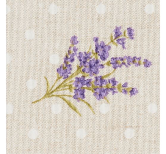 Motif fabric linen look "Provence"