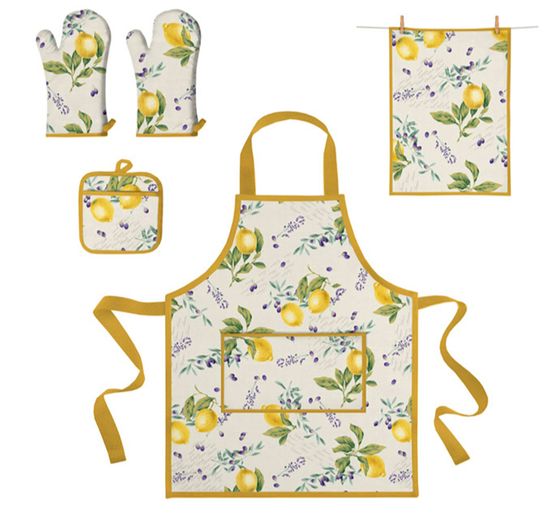 Motif fabric linen lookc "Citrus"