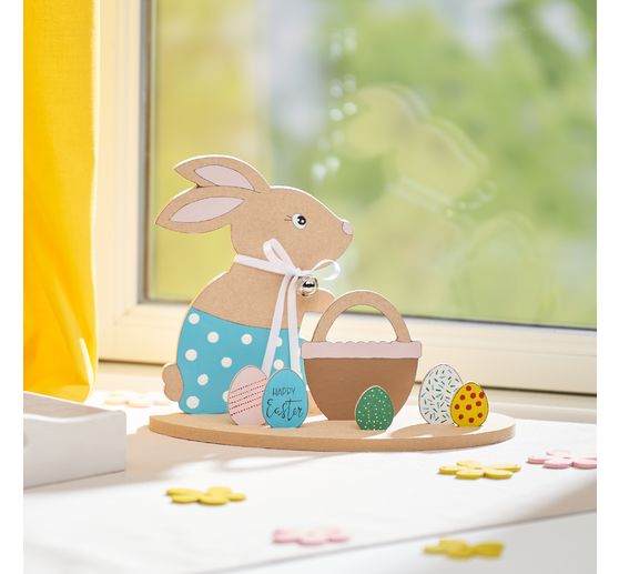 Wooden building kit "Bunny in Easter nest"