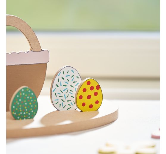 Wooden building kit "Bunny in Easter nest"