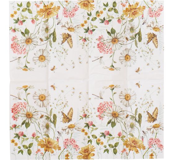 Papierowe chusteczki "Wildflower and Butterfly