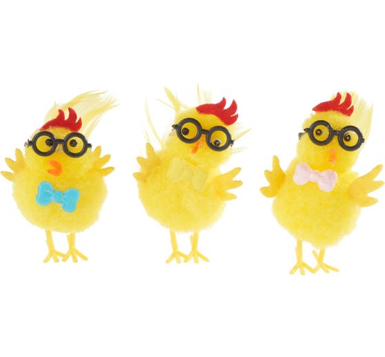 VBS Chenille chick with glasses