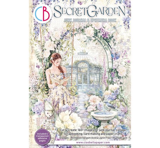 Junk Journal & Ephemera Book "Secret Garden"