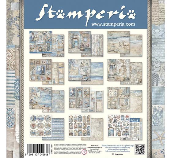 Blok do scrapbookingu "Ciche morze