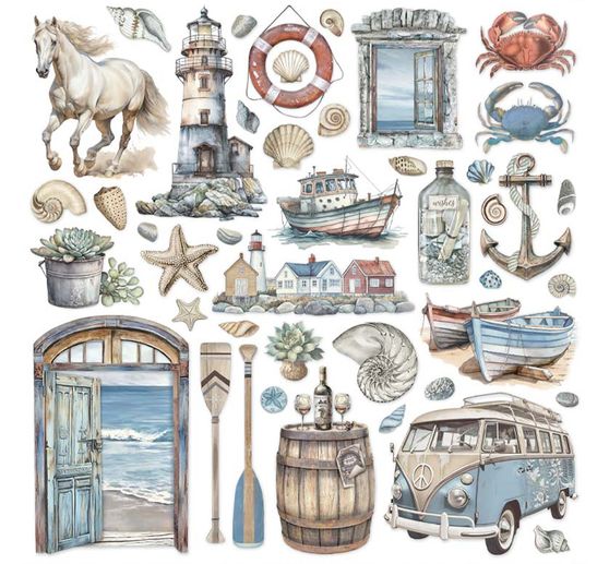 Blok do scrapbookingu "Ciche morze