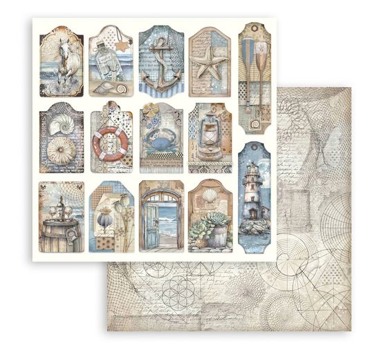 Blok do scrapbookingu "Ciche morze