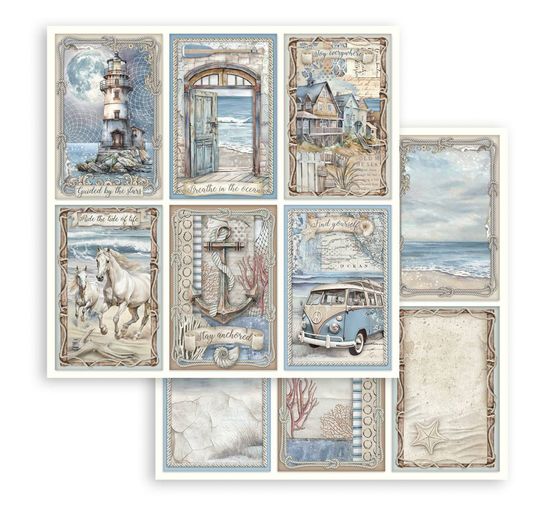 Blok do scrapbookingu "Ciche morze