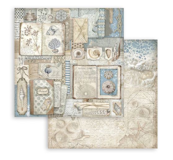 Blok do scrapbookingu "Ciche morze