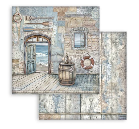 Blok do scrapbookingu "Ciche morze