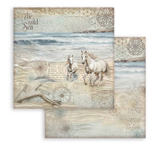 Blok do scrapbookingu "Ciche morze