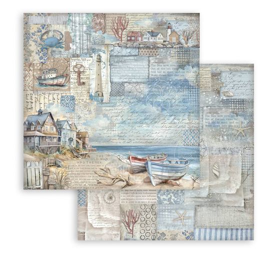 Blok do scrapbookingu "Ciche morze