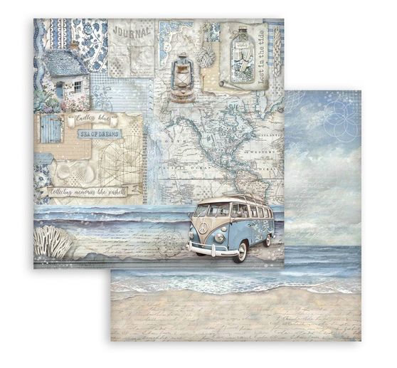 Blok do scrapbookingu "Ciche morze