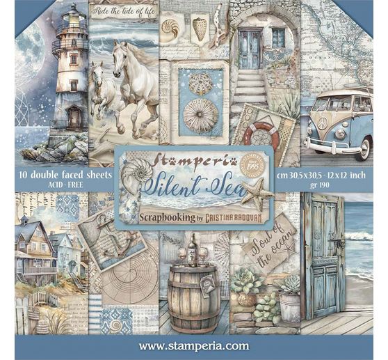 Blok do scrapbookingu "Ciche morze