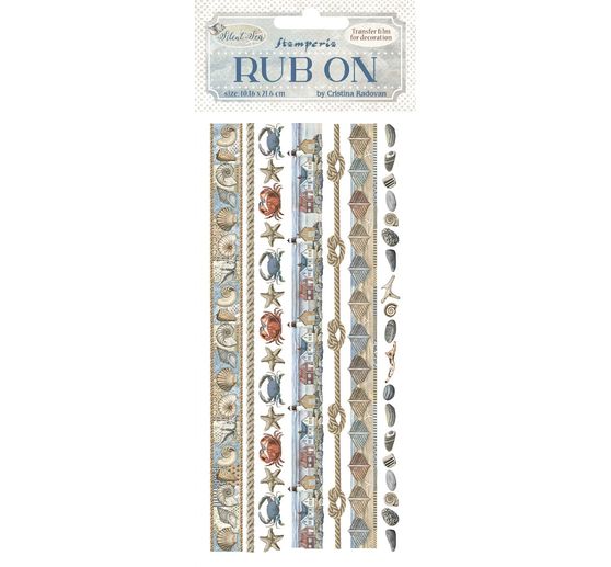 Rub On transfer filmu "Silent Sea - Stripes"