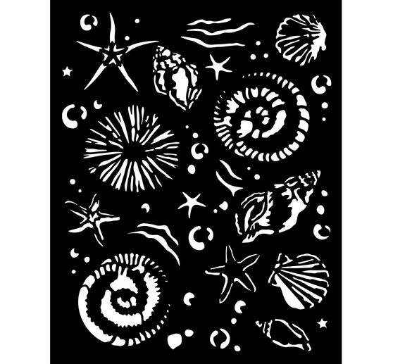 Szablon "Ciche morze - rozgwiazda