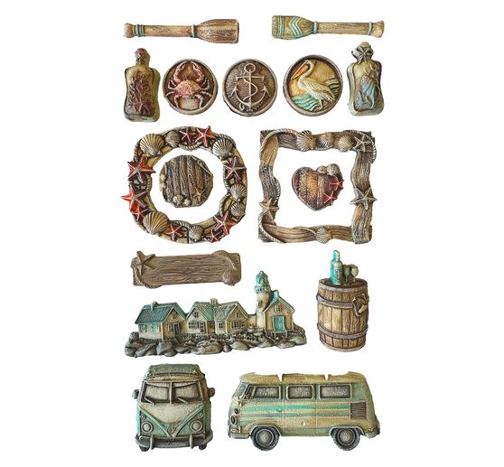 Soft modelling mould A4 "Silent Sea"