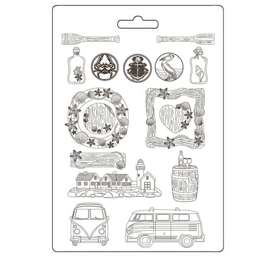 Soft modelling mould A4 "Silent Sea"