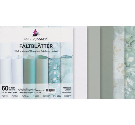 Folding paper "Eucalyptus"