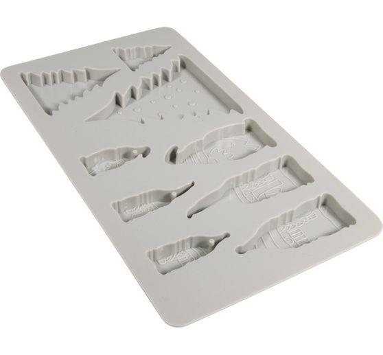 Silicone casting mould "Secret Santa family"