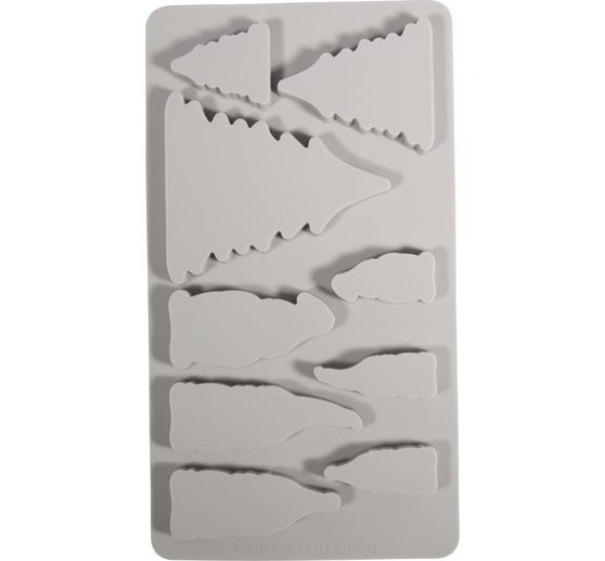 Silicone casting mould "Secret Santa family"