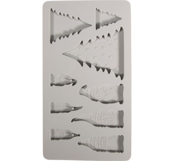 Silicone casting mould "Secret Santa family"