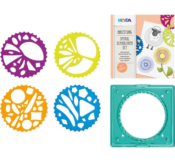 Zestaw szablonów spiralnych